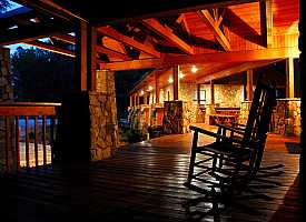 quail hunting plantation at night