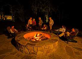 Georgia quail hunting plantation bonfire